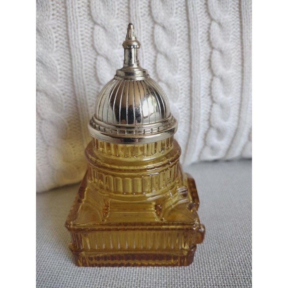 Vintage Avon "The Capitol" aftershave bottle U.S. Capitol building 1970s Empty